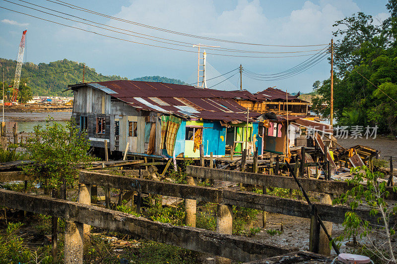 Kampong Ayer浮动村庄在文莱